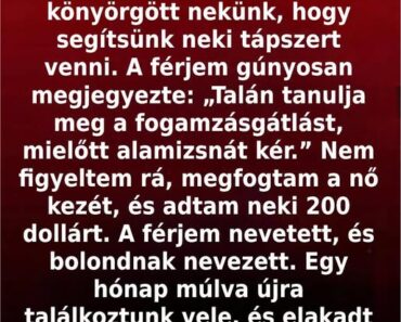 Egy apró kedvesség, ami hosszú időre nyomot hagyott