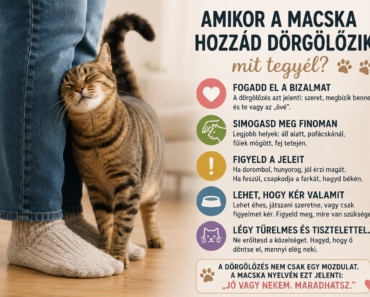 Amikor a macska hozzád dörgölőzik, mit tegyél?