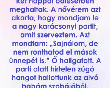 Amikor az ünnepnél fontosabb a jóság: a testvérem néma kérése